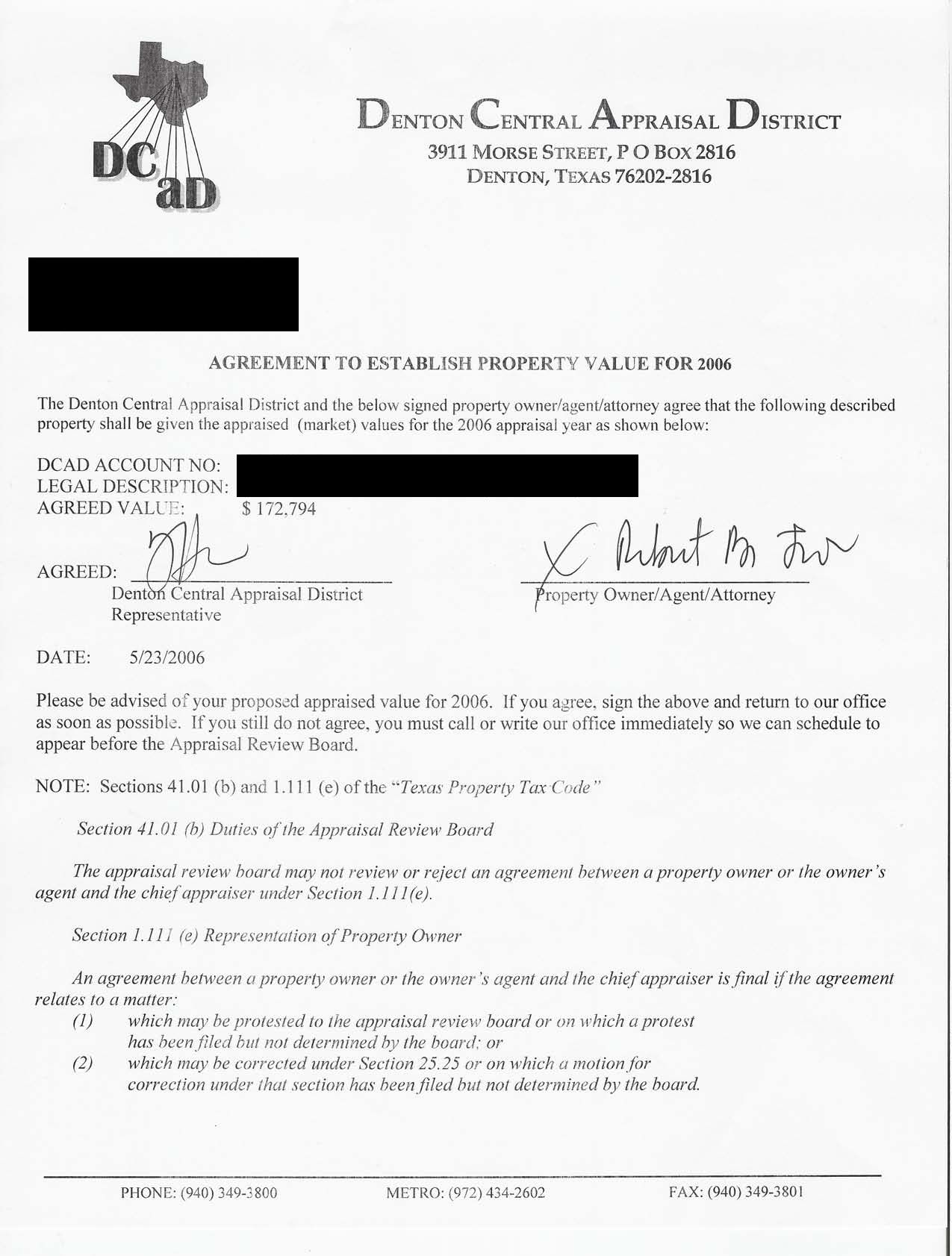 Protest For Property Tax