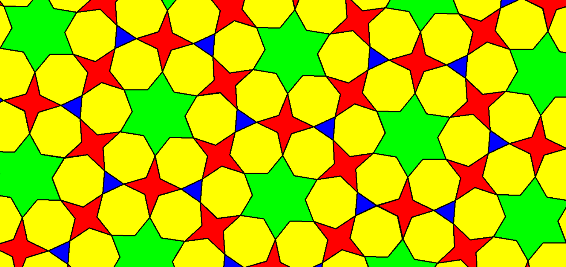 Regular Heptagon Tessellation