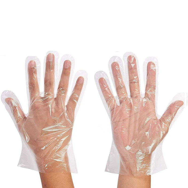 Clear Polythene Glove Large Robert McCabe Packaging
