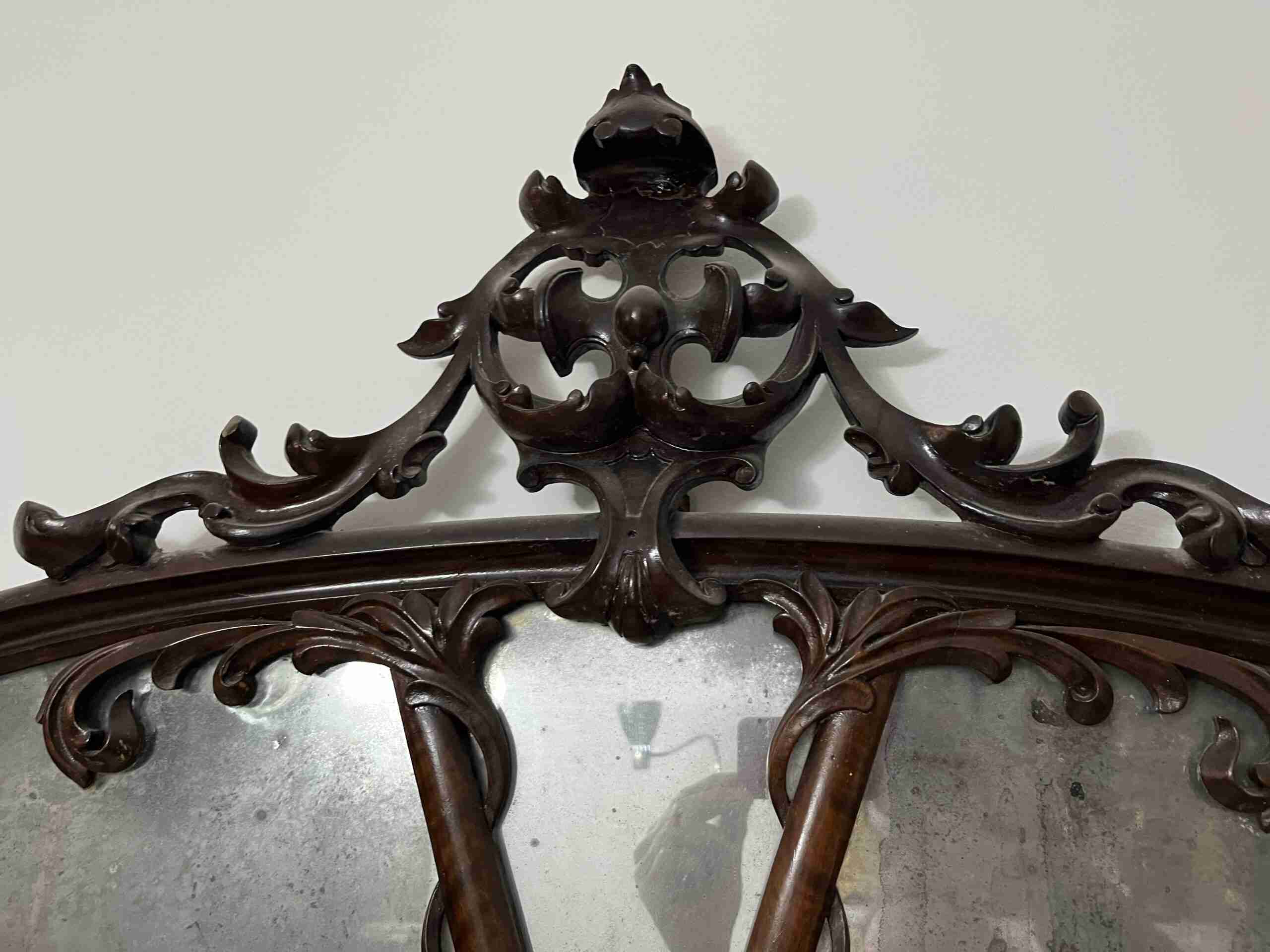 Victorian Maltese Overmantel mirror Robert Morrison Antiques
