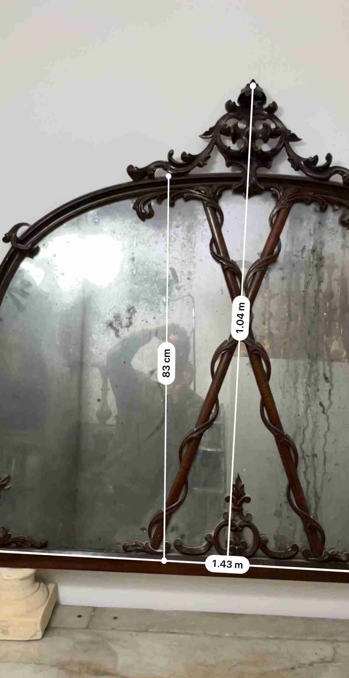 Victorian Maltese Overmantel mirror Robert Morrison Antiques