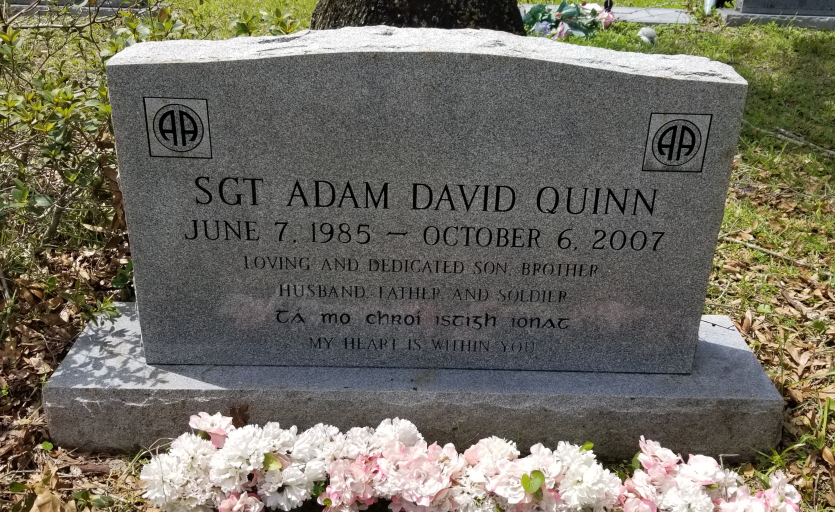 In Memory Sergeant Adam Quinn Robert Redd Historian & Author