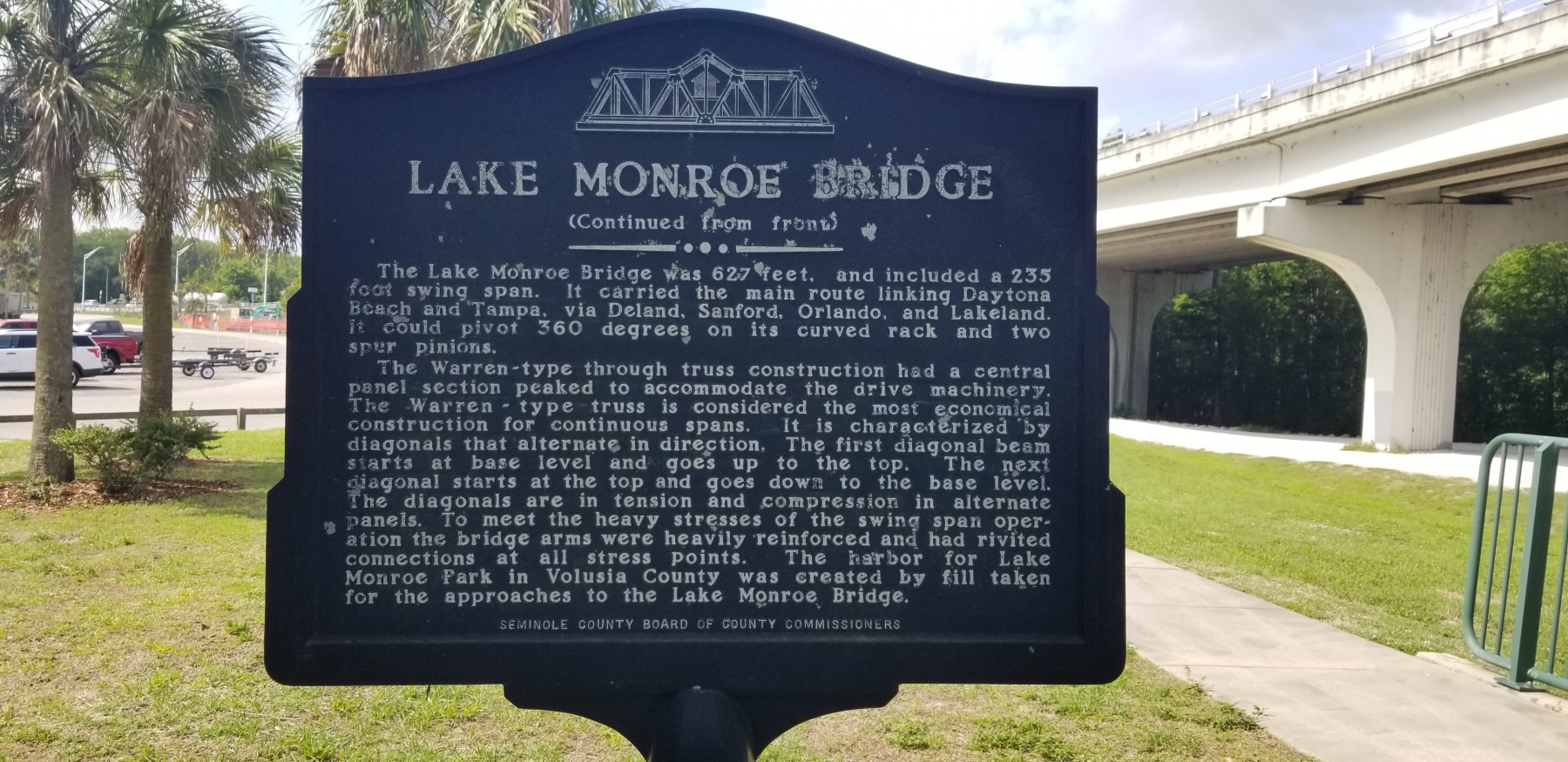 Historic Lake Monroe Bridge in Sanford, Florida Robert Redd Historian