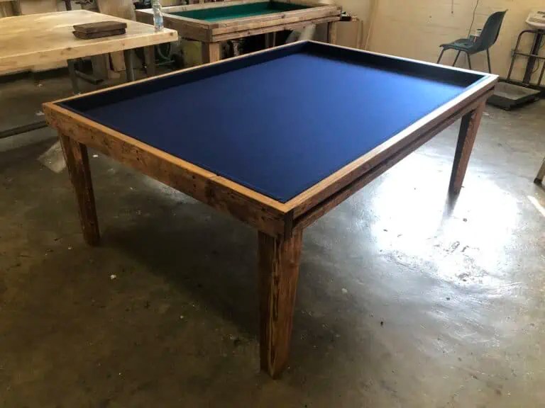 Large Gaming Table THE BIG BLUE Robert Rose Carpentry