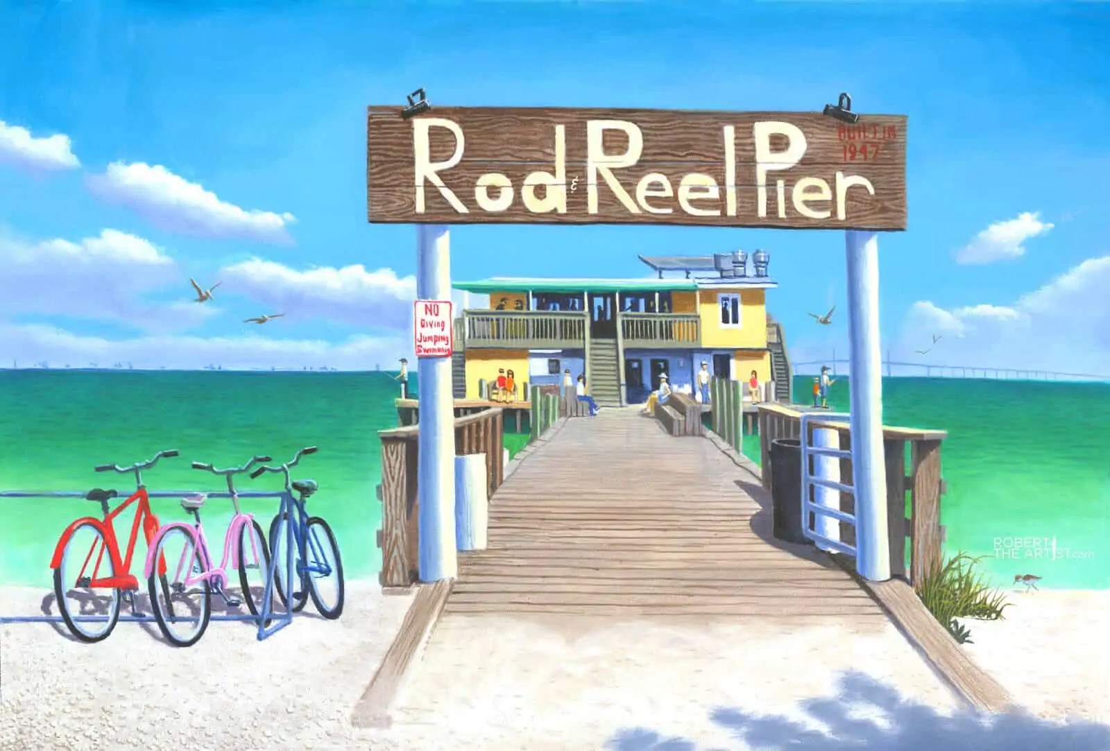 Rod & Reel Pier Robert The Artist