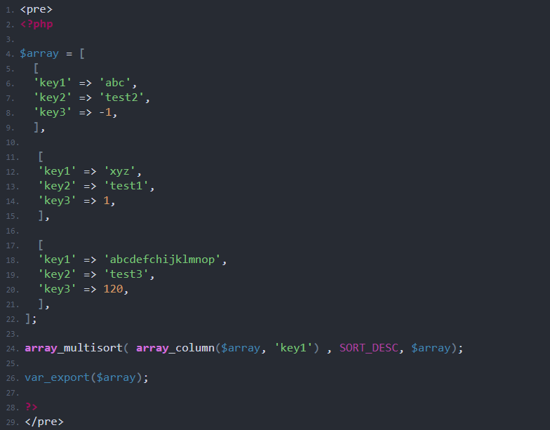 Sorting Arrays in PHP How to Sort Multidimensional Array by Value