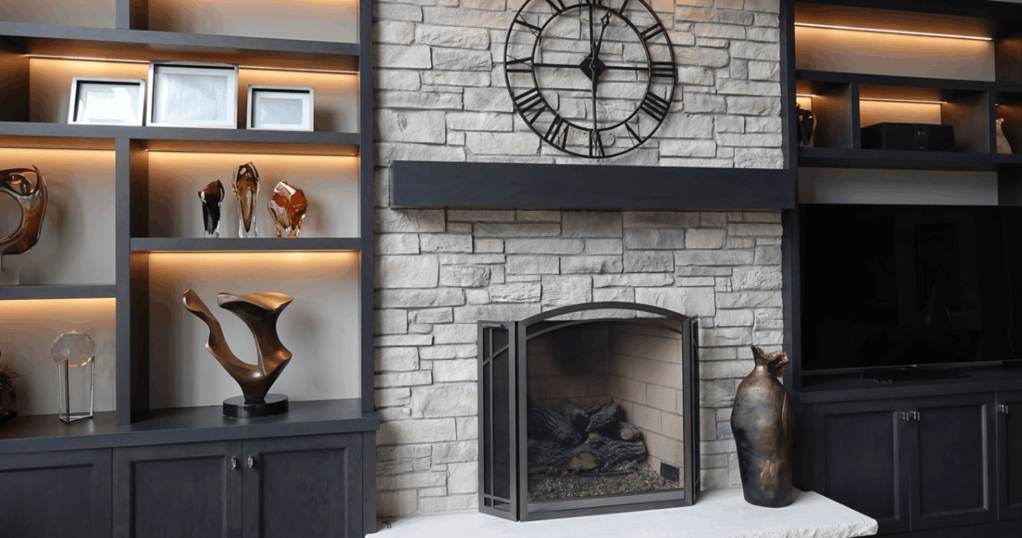 Manufactured Stone Veneer Fireplace Fireplace Guide by Linda