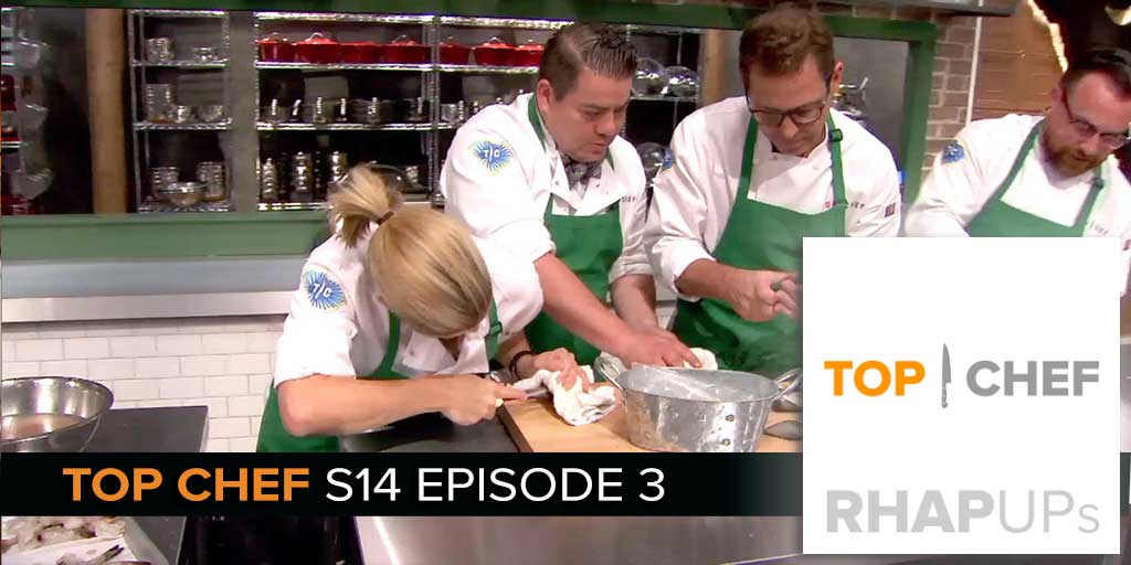 Top Chef Season 14 Episode 3 Choke Holds and Clammy Hands