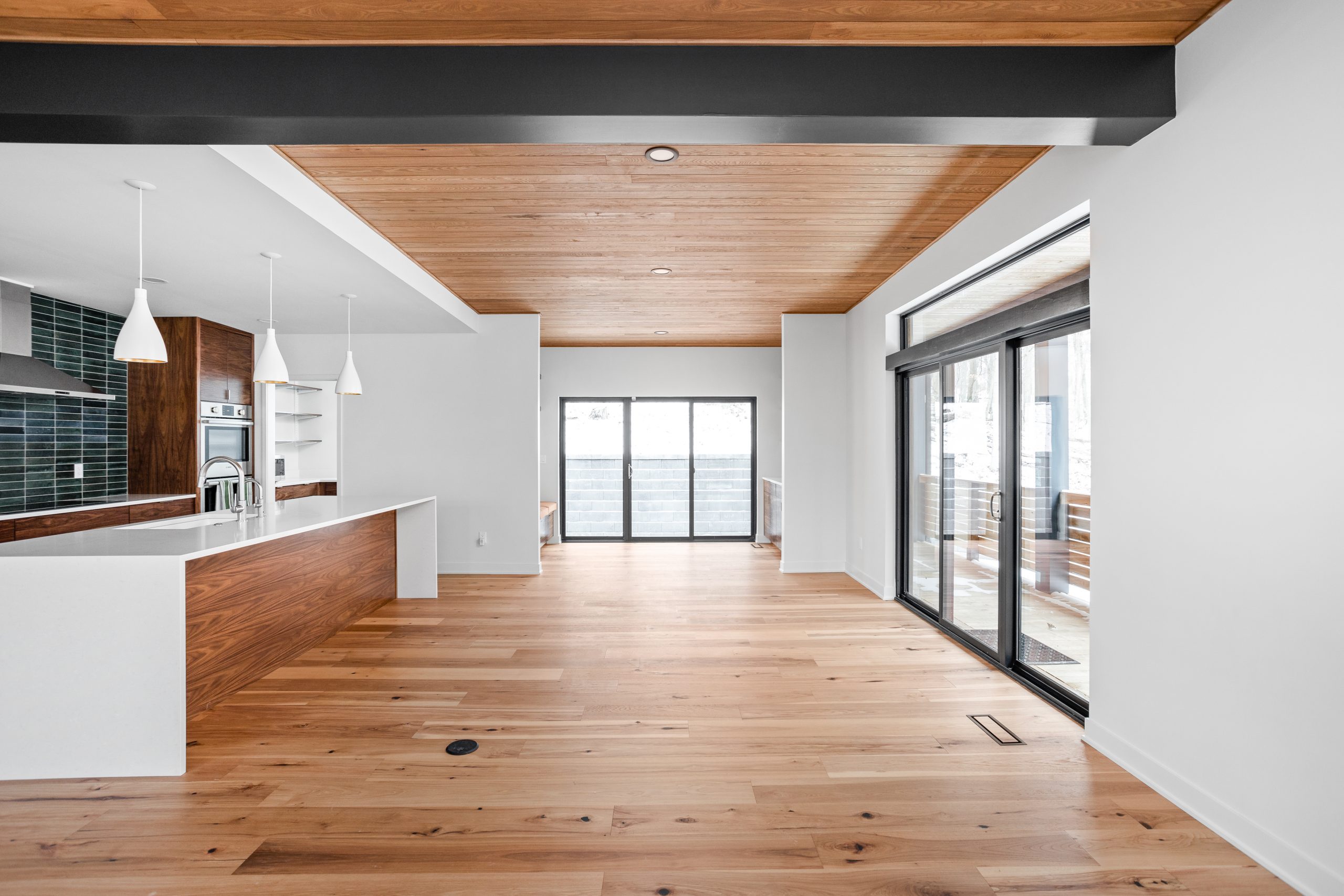 Sassafras Ceiling & Black Locust Porch Indianapolis, IN » Robi Decking