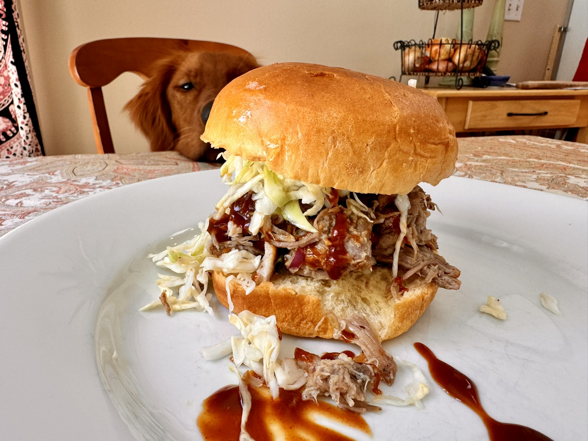 Simplest Pulled Pork with Vinegar Slaw + A Delicious Molasses Barbecue