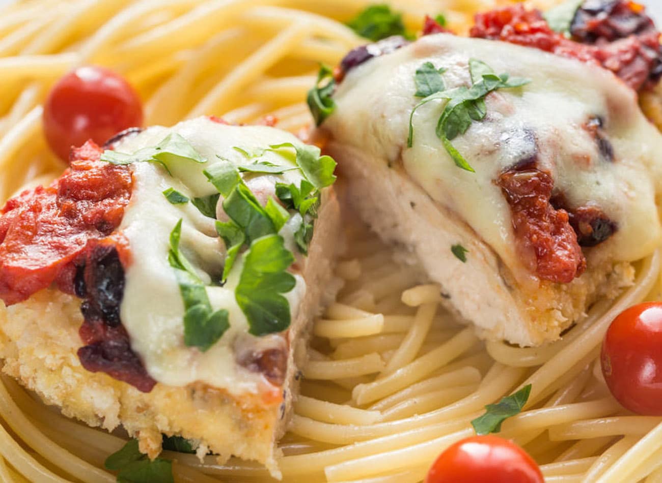 Healthy Chicken Parmesan Robin Barrie Kaiden, MS, RD, CDN, CSSD