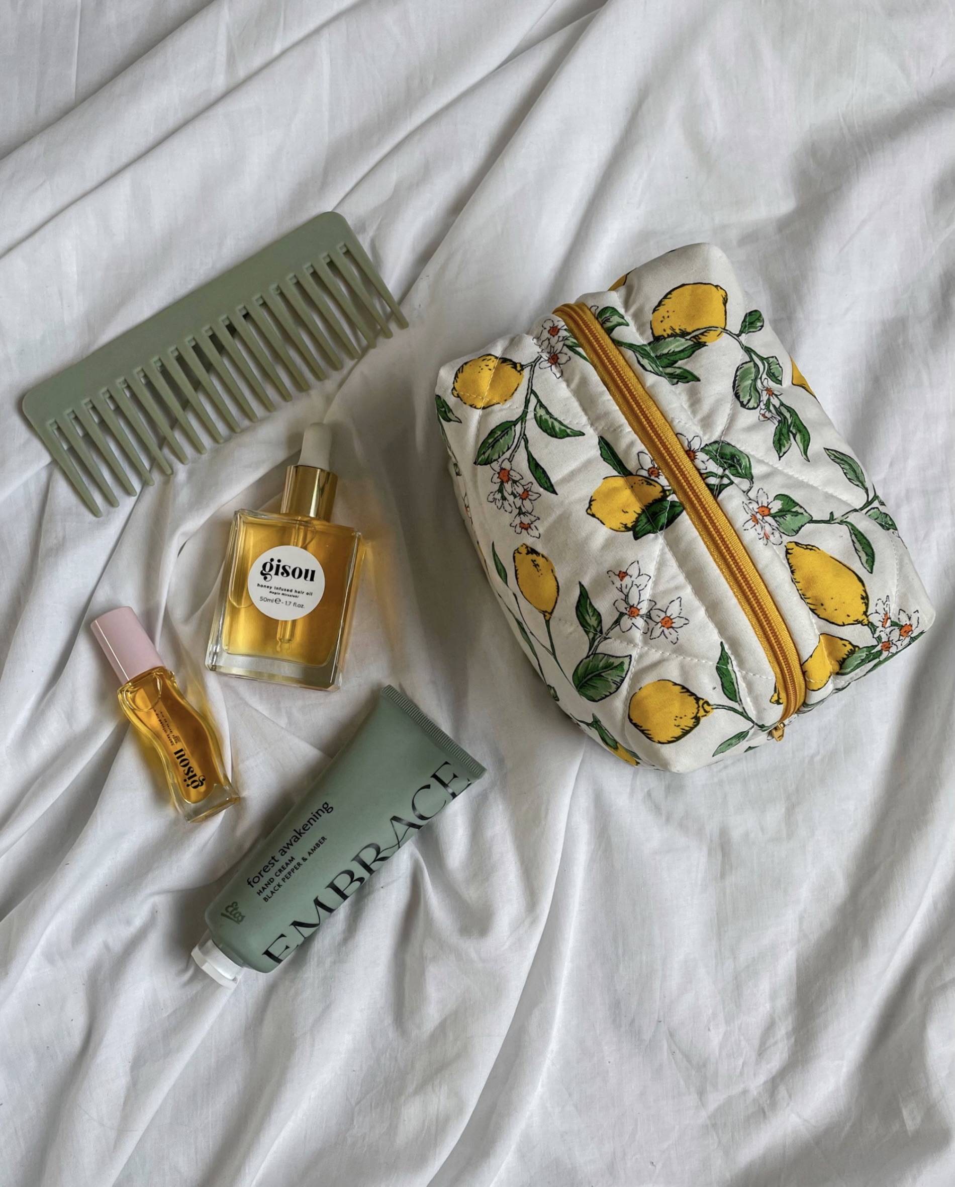 Lemon Makeup Bag Robin Catharina The Label