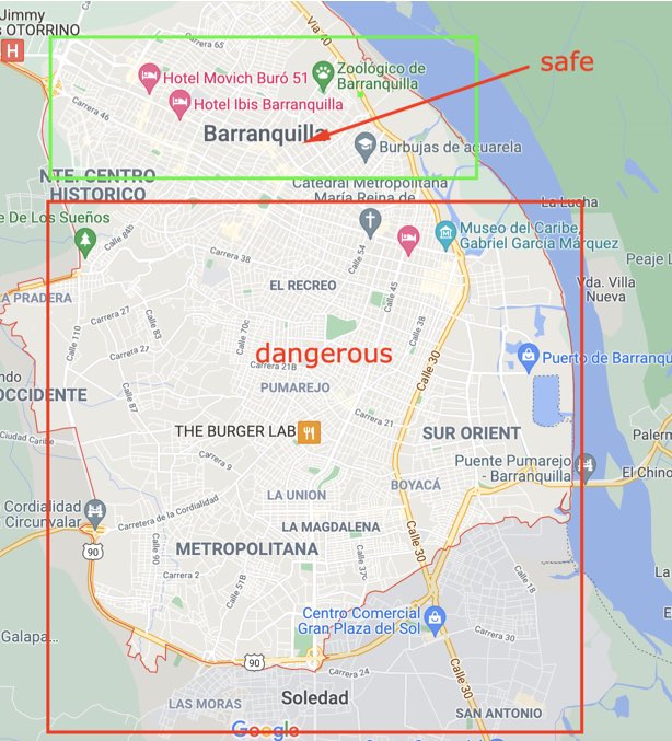 Where are the Safe Neighborhoods in Barranquilla, Colombia?, Cartagena