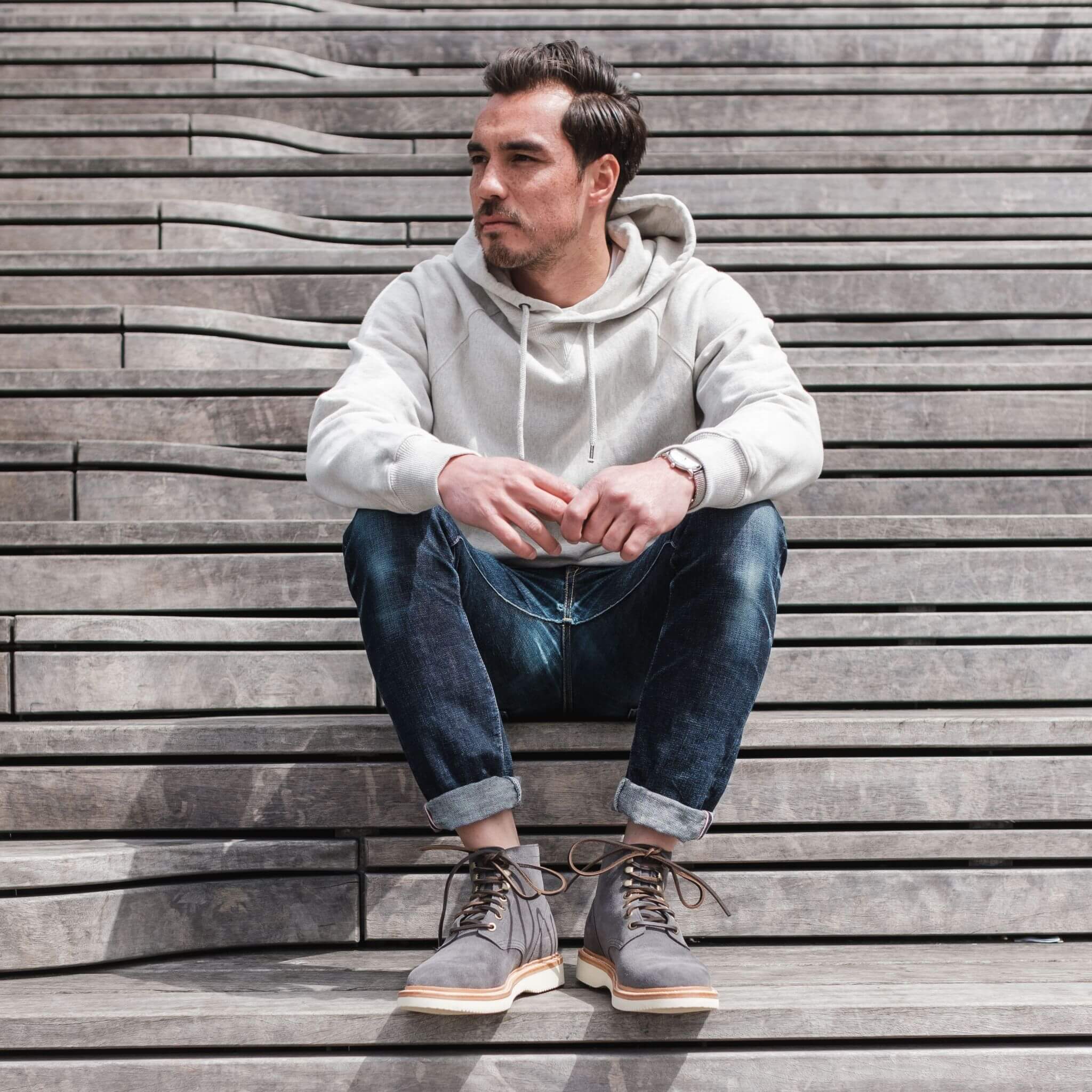 Robin Denim Grant Stone Adds Calf Suede to its Diesel Boot