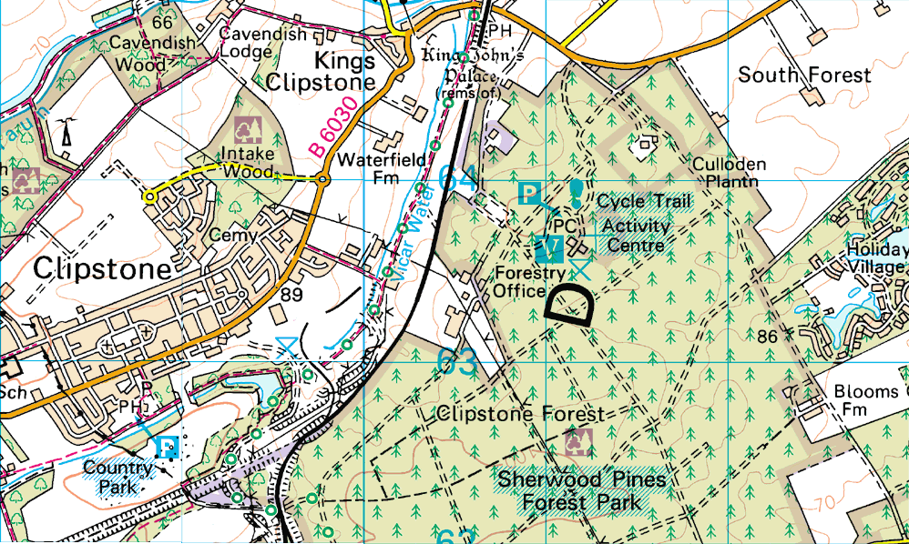 Sherwood Map 4 Robin Hood The Facts and the Fiction