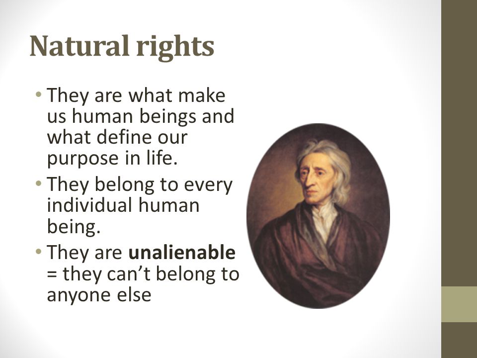 What Are Some Natural Rights