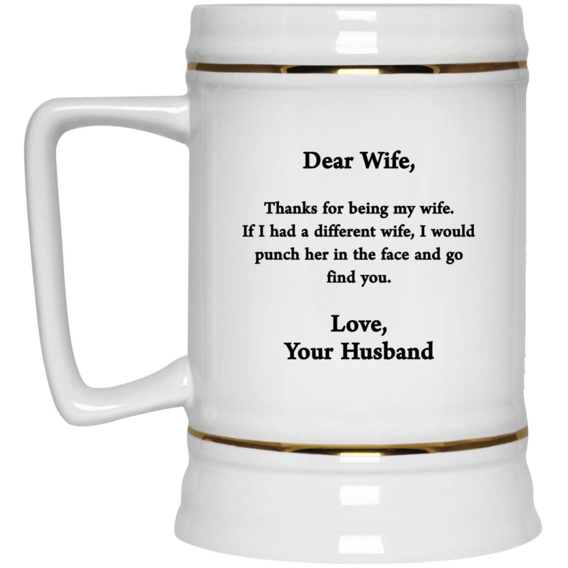 Dear Wife Thanks for being my wife coffee Mugs Gifts for wife RobinPlaceFabrics