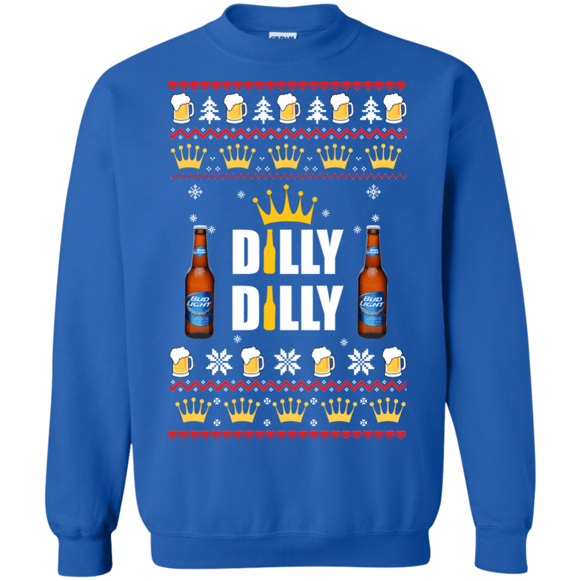 Bud Light Dilly Dilly Christmas Sweater RobinPlaceFabrics