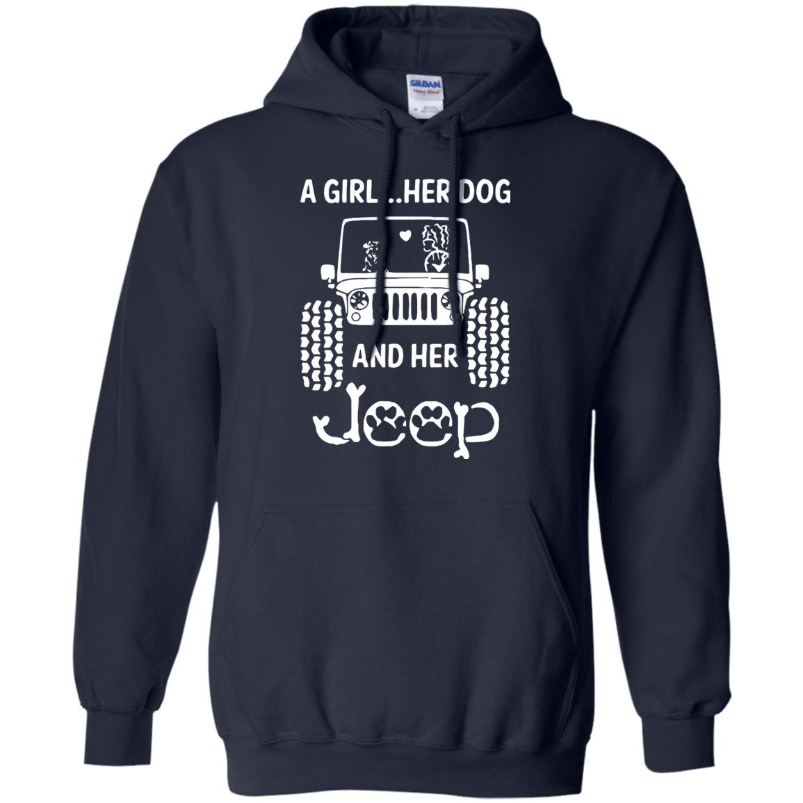 A Girl Her Dog and Her Jeep t shirt, tank, hoodie RobinPlaceFabrics