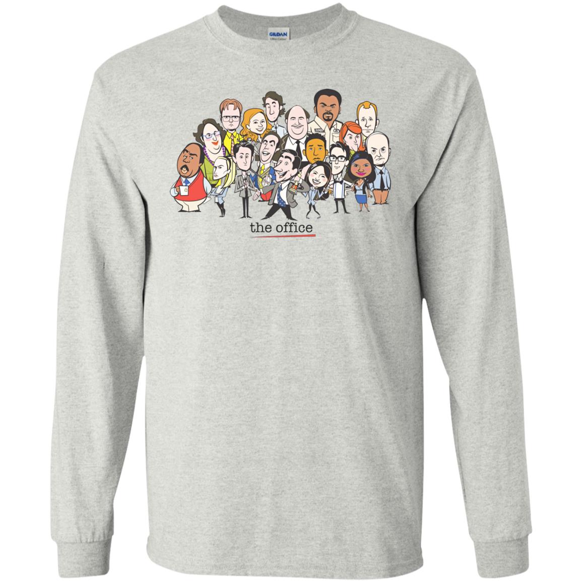 The Office Cartoons Character t shirt, long sleeve, hoodie