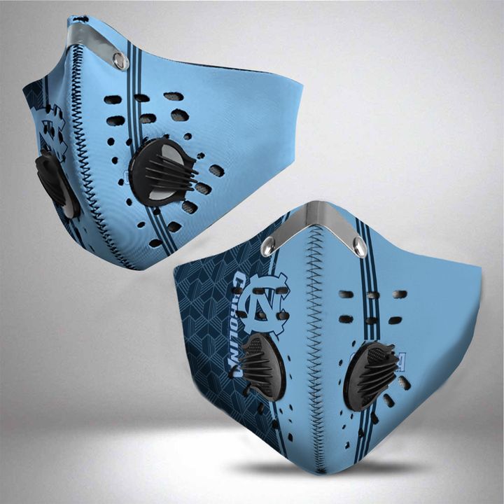 North Carolina Tar Heels N95 Filter Face Mask RobinPlaceFabrics