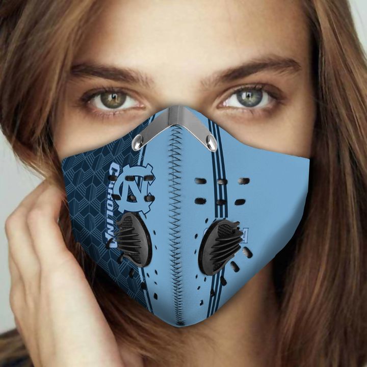 North Carolina Tar Heels N95 Filter Face Mask RobinPlaceFabrics