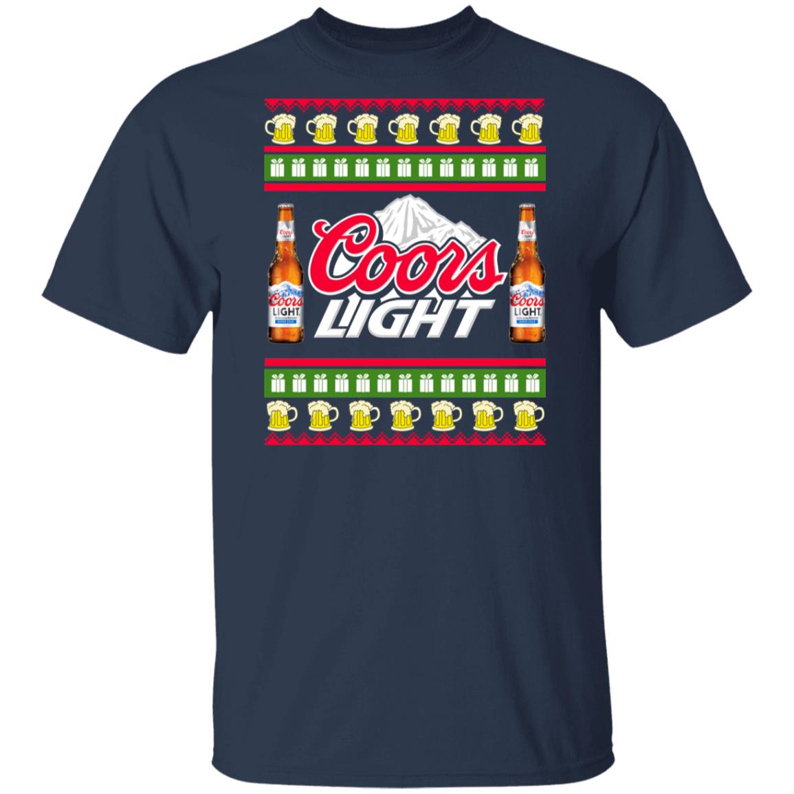 Coors Light Christmas sweater RobinPlaceFabrics