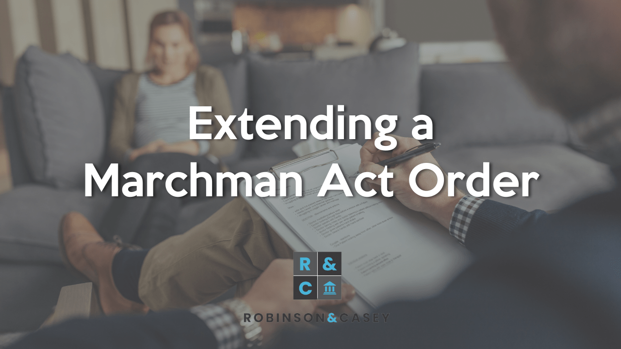 Can you extend a Marchman Act Order? Fighting Addiction