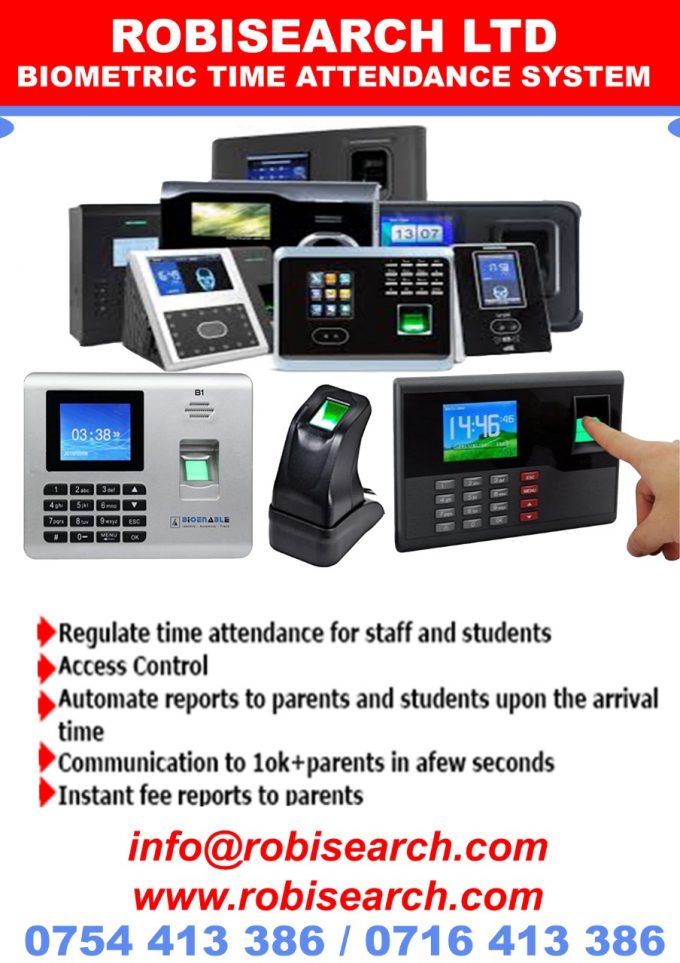Biometric System in Kenya Robisearch ltd