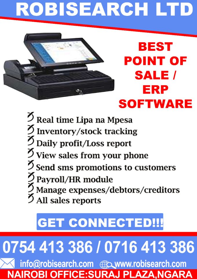ROBIPOS POINT OF SALE KENYA Robisearch ltd