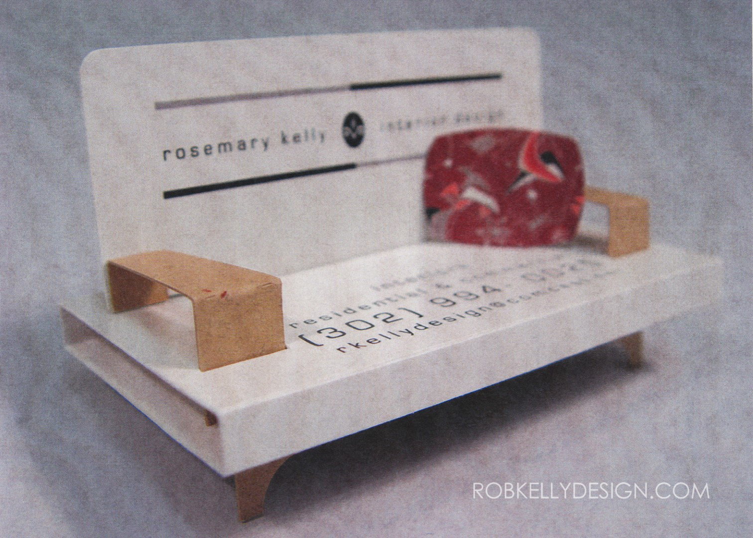 Sofa Business Card Rob Kelly Design