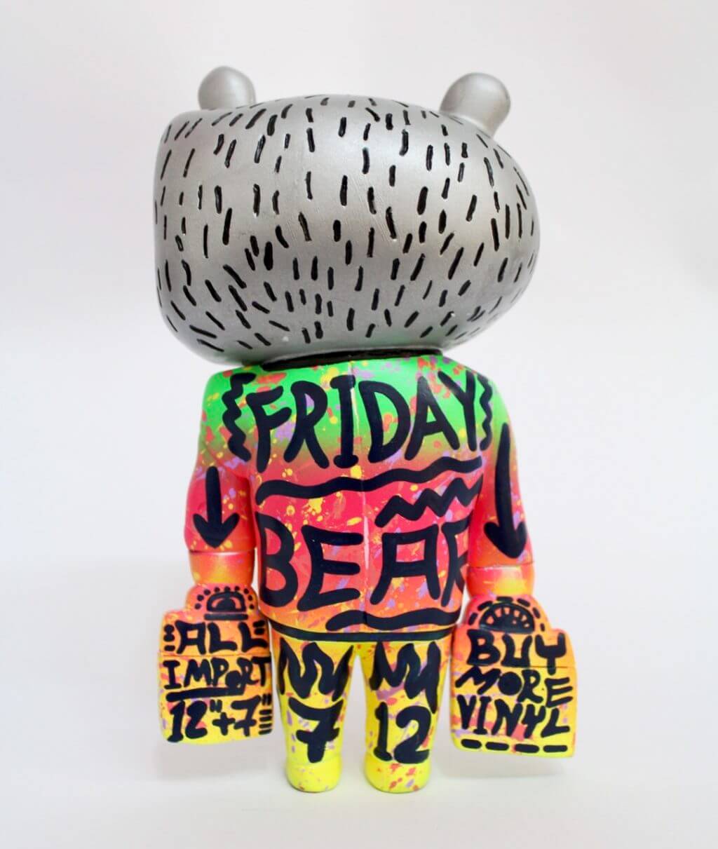 Hand painted 'Friday Bear' ③