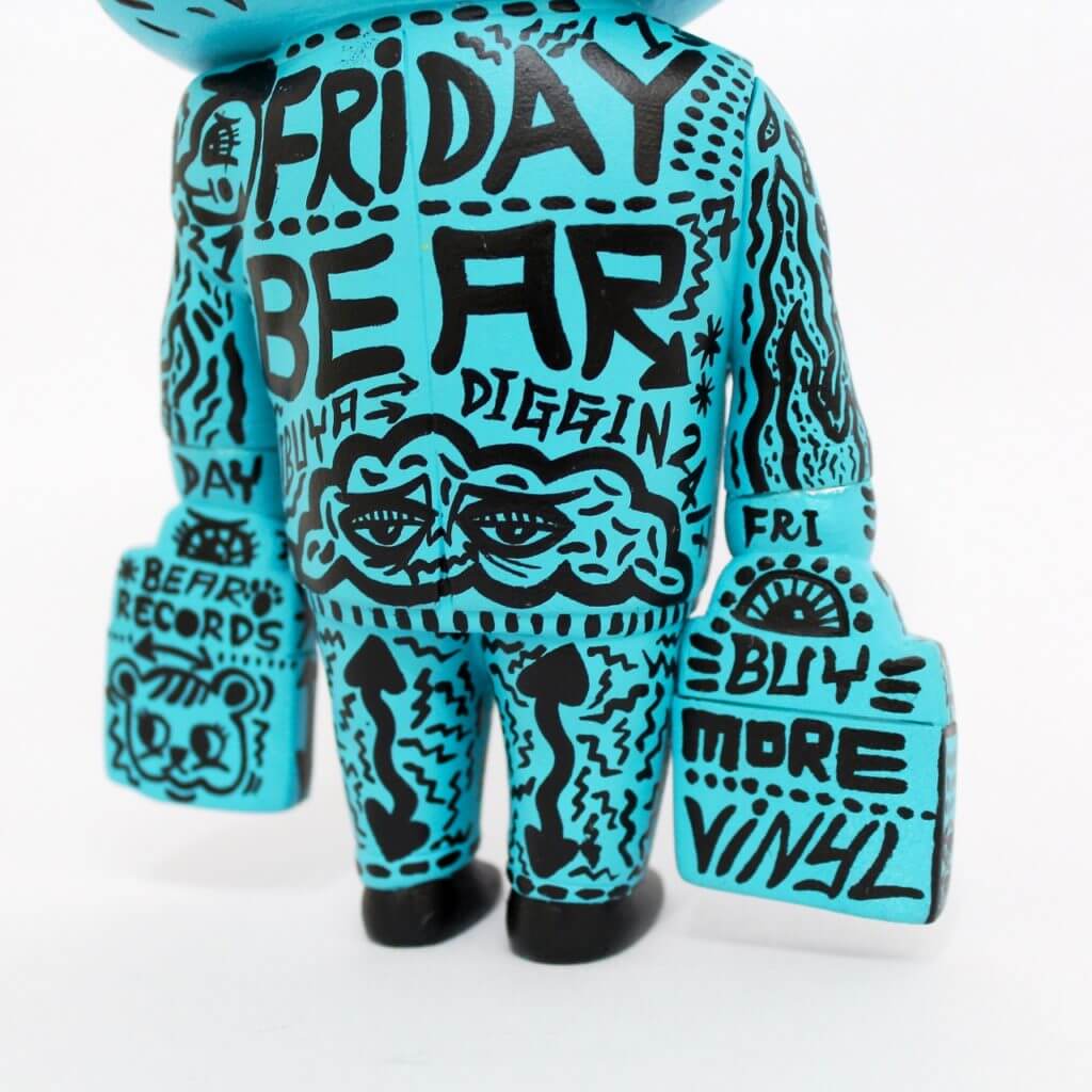 Hand painted 'Friday Bear' ⑤