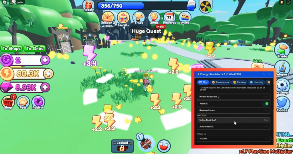 Energy Simulator Script Roblox Database