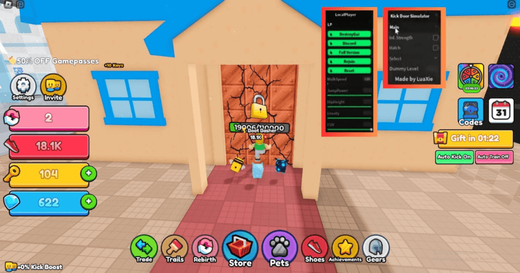 Kick Door Simulator Script Roblox Database