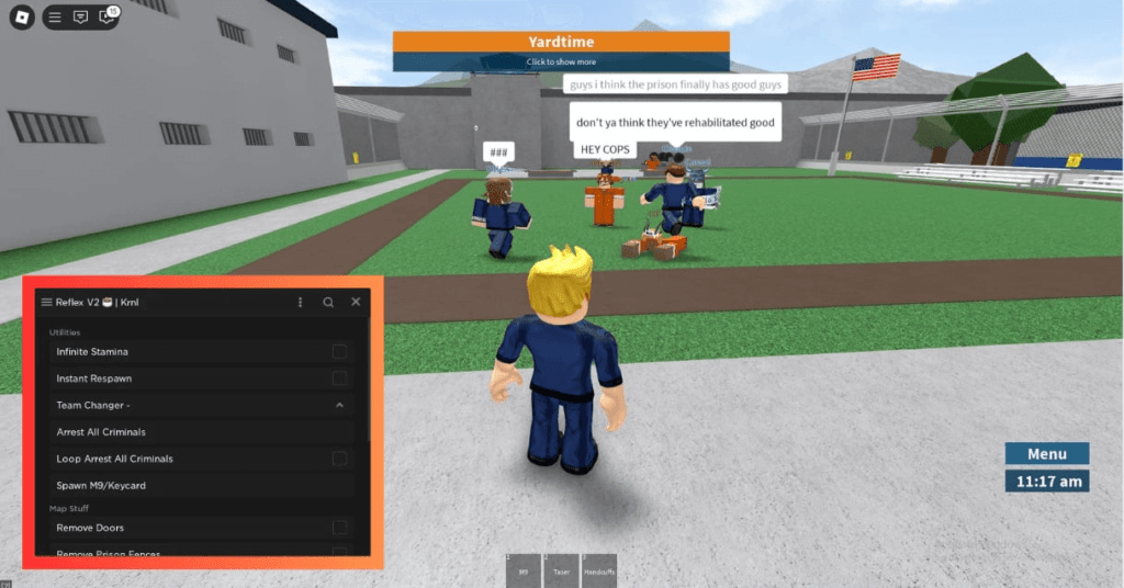 Prison Life Script Roblox Database