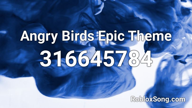 angry birds theme roblox id