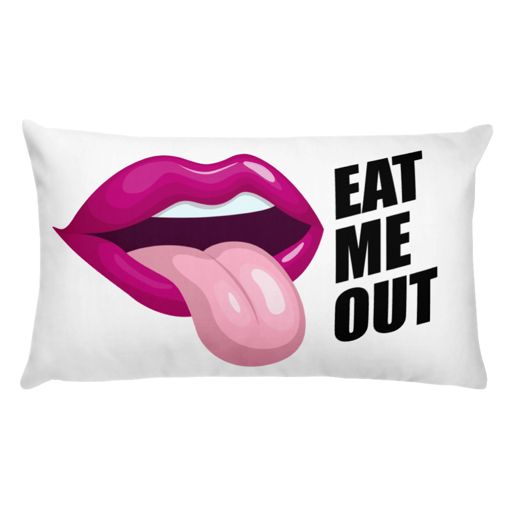 Eat Me... out! throw Pillow Rob Manser