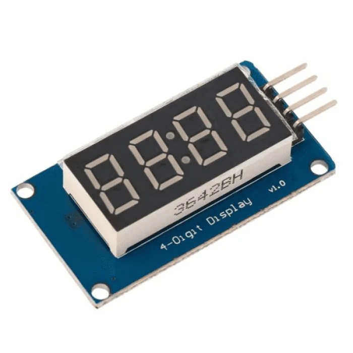 Buy 4digit display with Tm1637 Clock Display Module Online in India