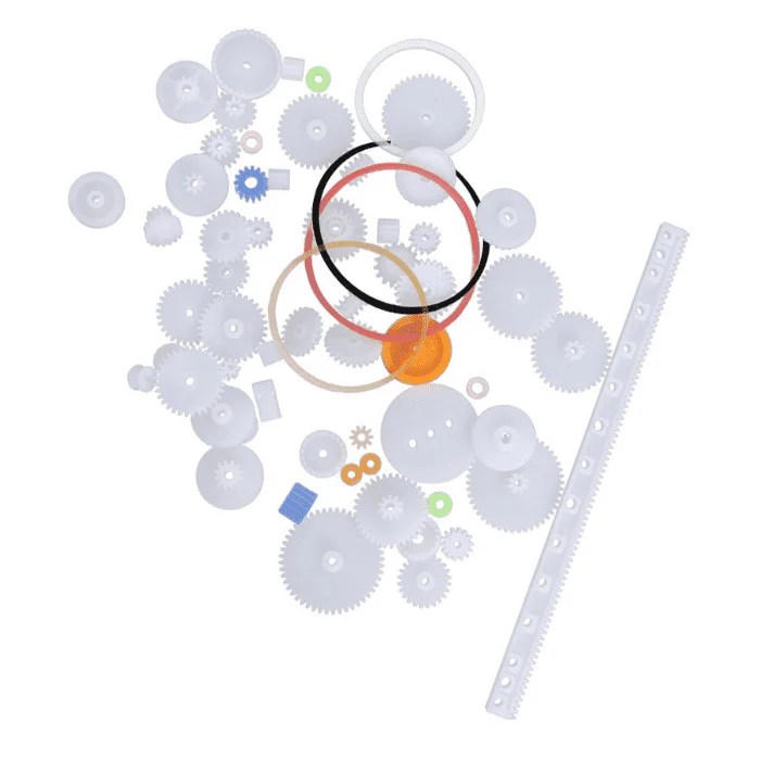 Buy 75 pc mini DIY Gear Set Online in India | Robocraze