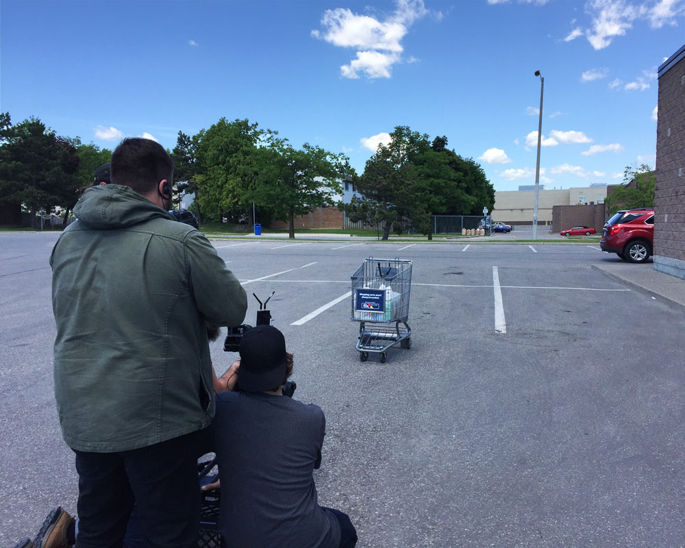 The shopping cart experiment Robocut studio