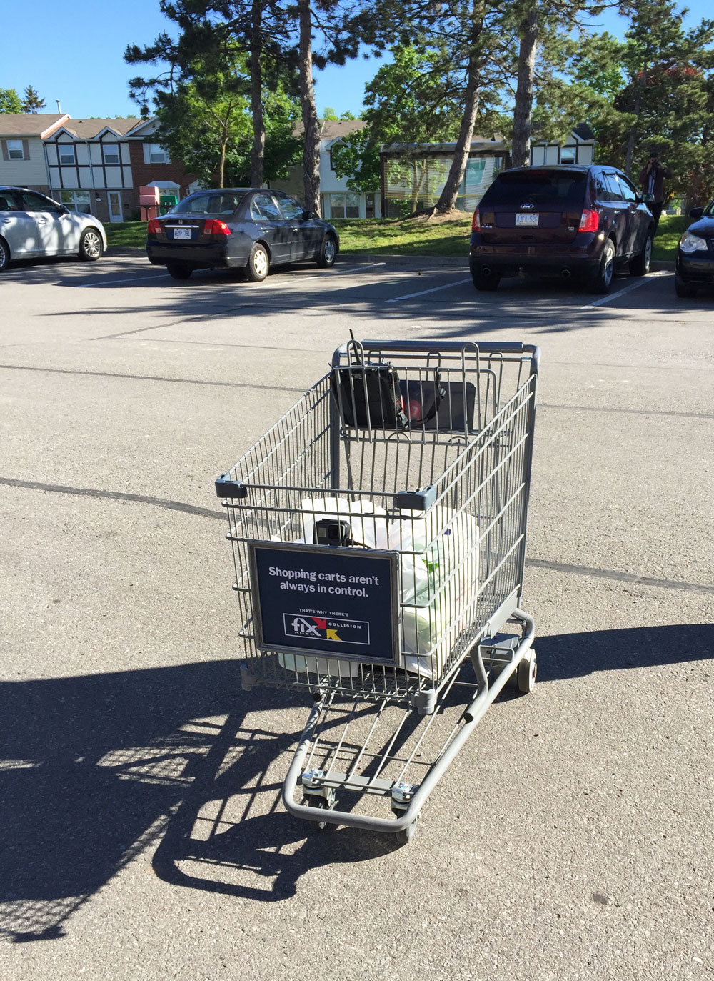 The shopping cart experiment Robocut studio