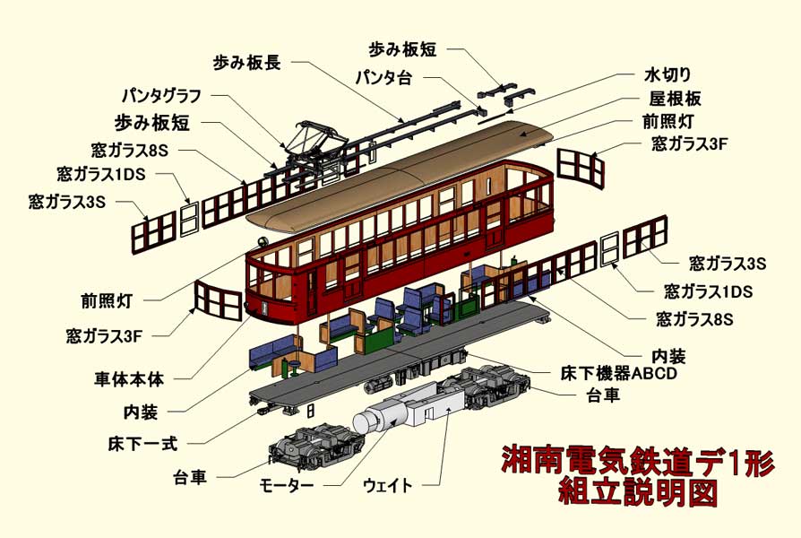 3D CAD/CGを用いた組立説明図面の実施例