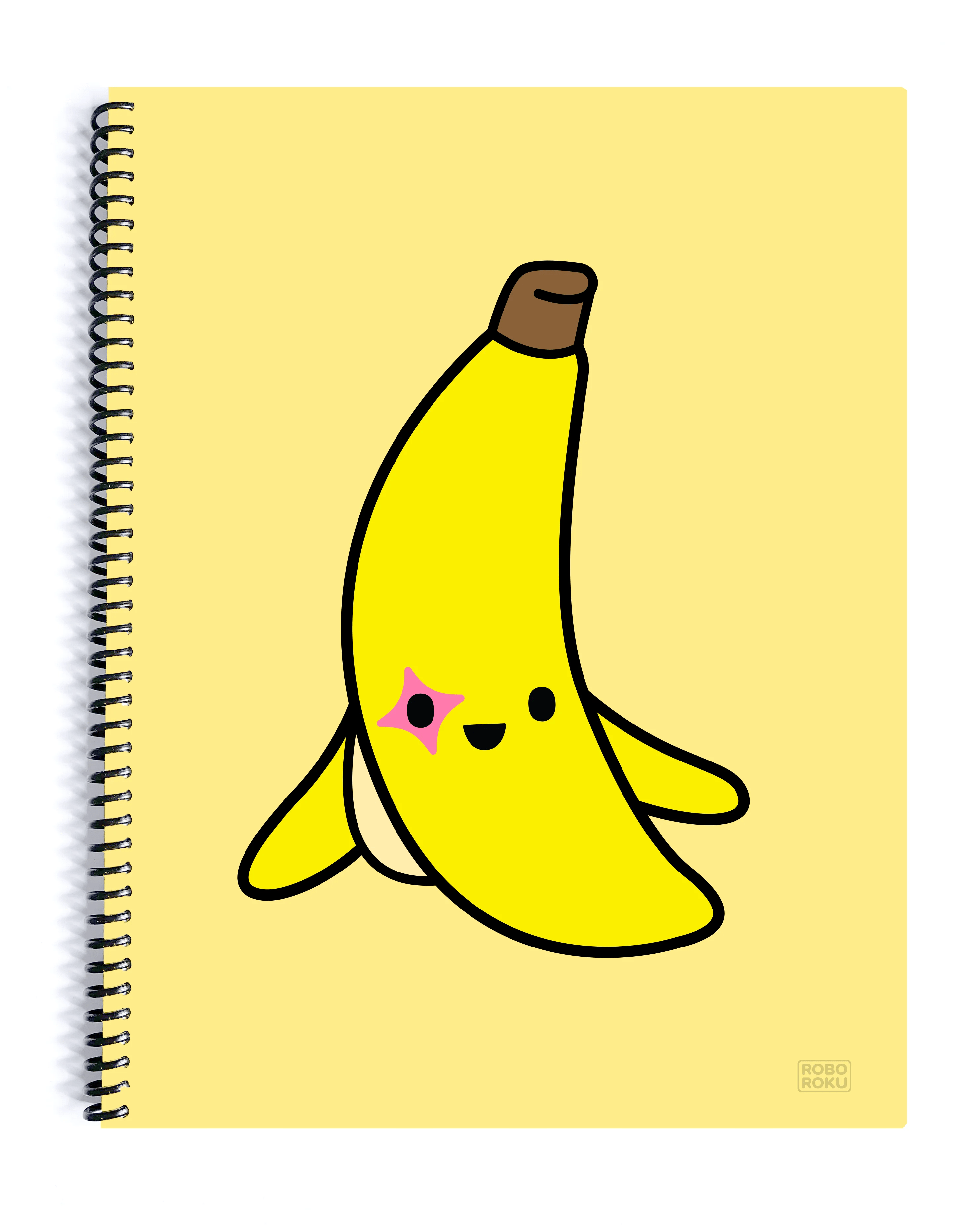 Banana King Spiral Notebook Robo Roku