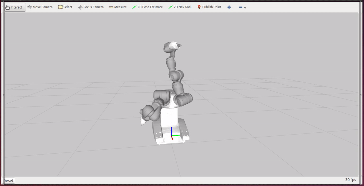 Using Reinforcement Learning to Perform Motion Planning for a YuMi