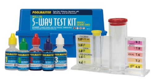 Poolmaster 22260 5Way Swimming Pool and Spa Water Chemistry Test Kit