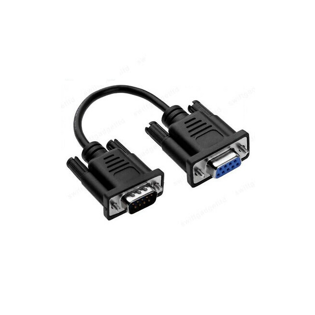 DB9 Male to DB9 Female RS232 Serial Cable15cm RoboticsDNA
