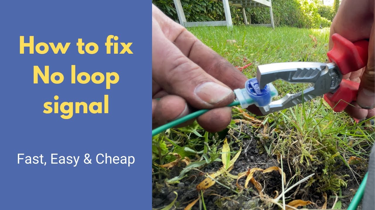 How to fix 'No loop signal' Automower Easy & Cheap Robot Maniak