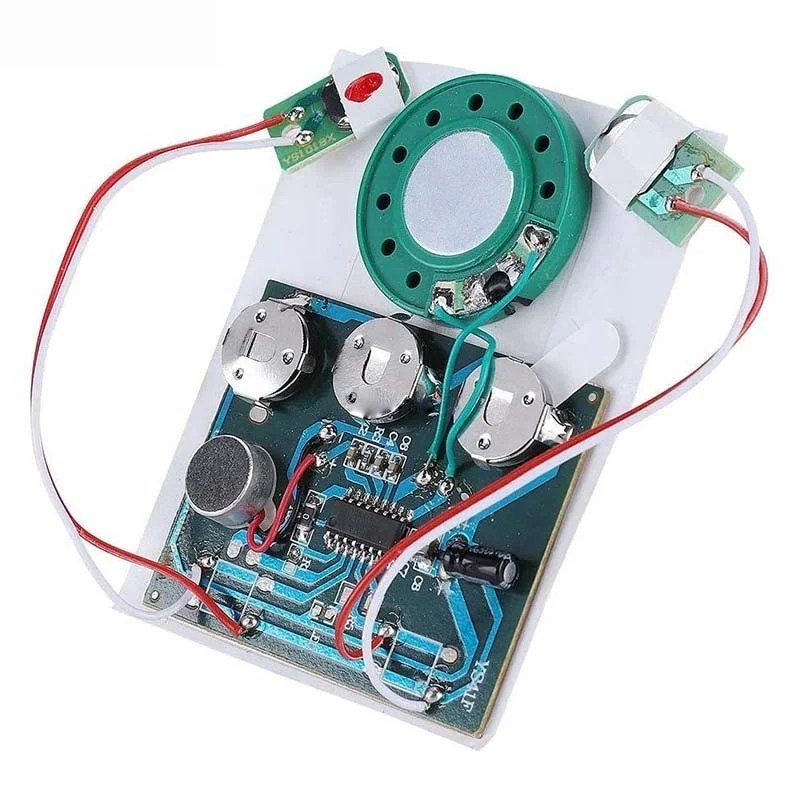 30S Sound Voice Music Recorder Board Photosensitive Wired Double button
