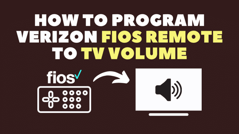 How to Program Verizon FiOS Remote to TV Volume - Robot Powered Home